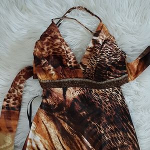 Sexy Animal Print Dress
